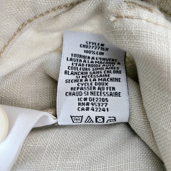 Sanctuary Women's 100% Linen Tie-Waist Shorts Beige Size 27 - Picture 14 of 14